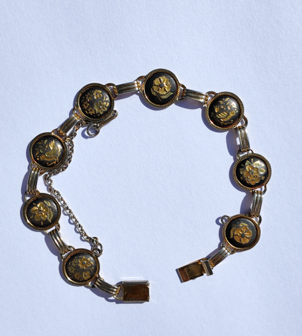 Damascene Toledo Circular Bracelet