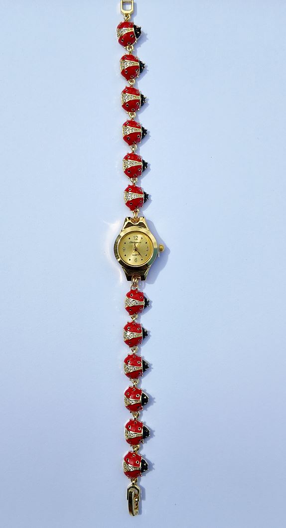 Golden Ladybug Watch