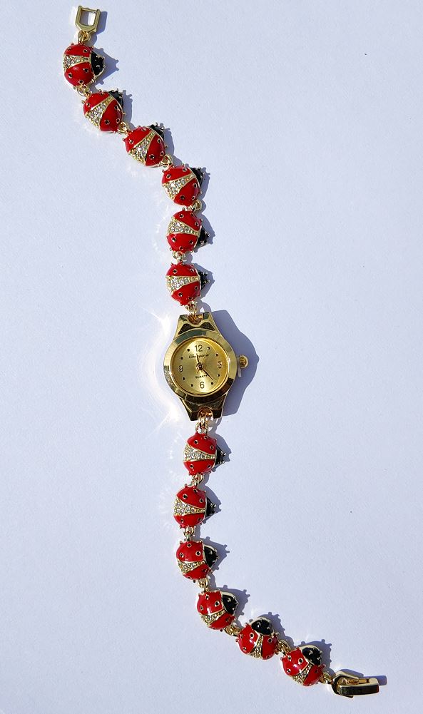 Golden Ladybug Watch