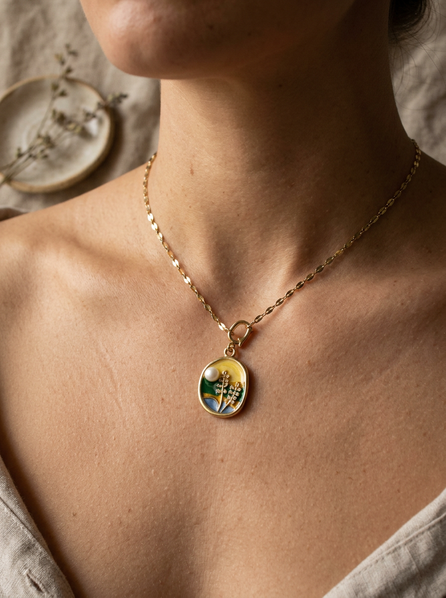 Floral Pendants for Women with Elegant Nature Inspired Style